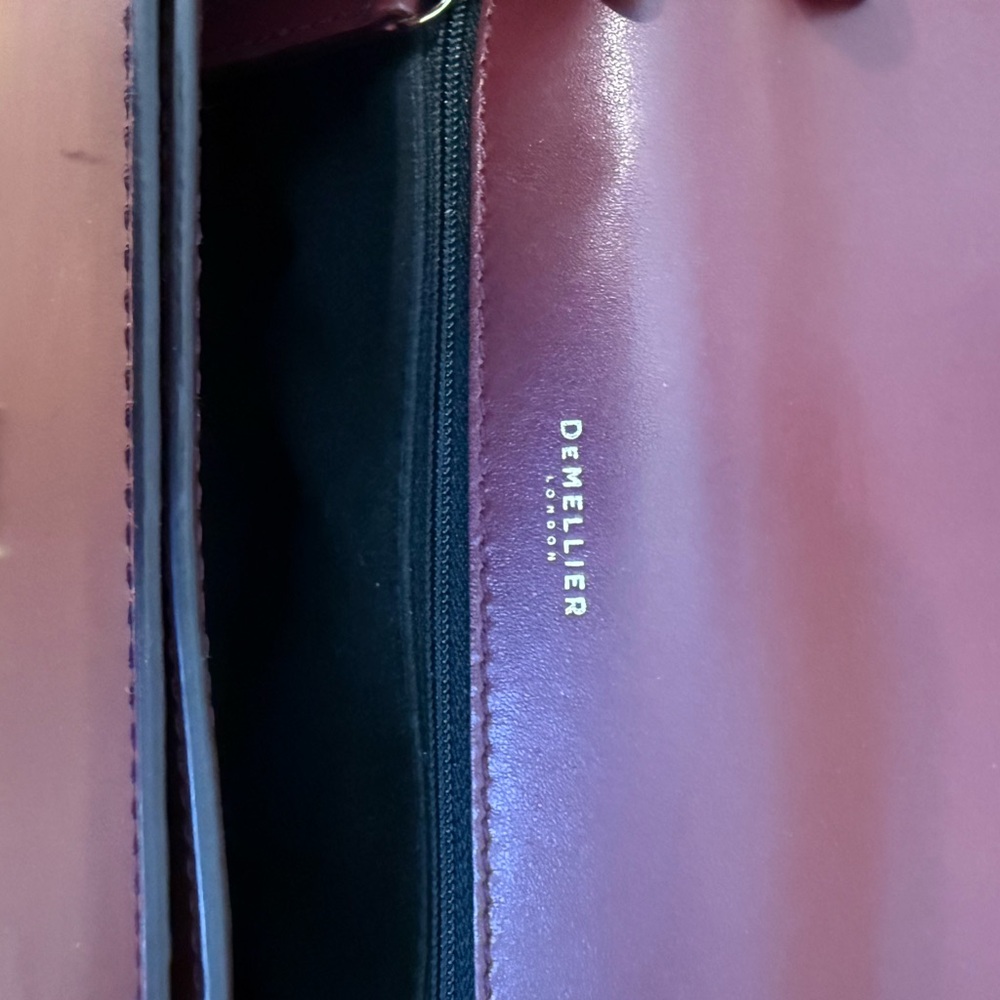 DeMellier Vancouver Bag Smooth Burgundy - Picture 6 of 8